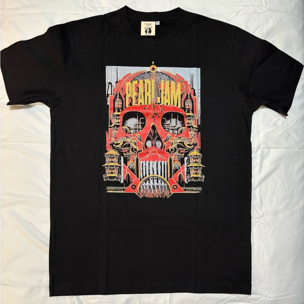 Pearl Jam Black Graphic T-Shirt XL